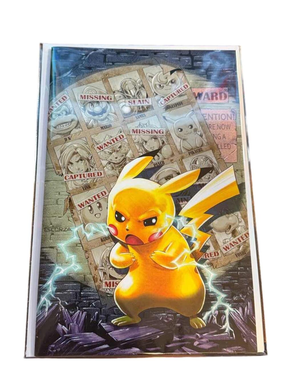 Pokémon Pikachu Foil Comic Escorza X-Men 141 Homage Cover Variant